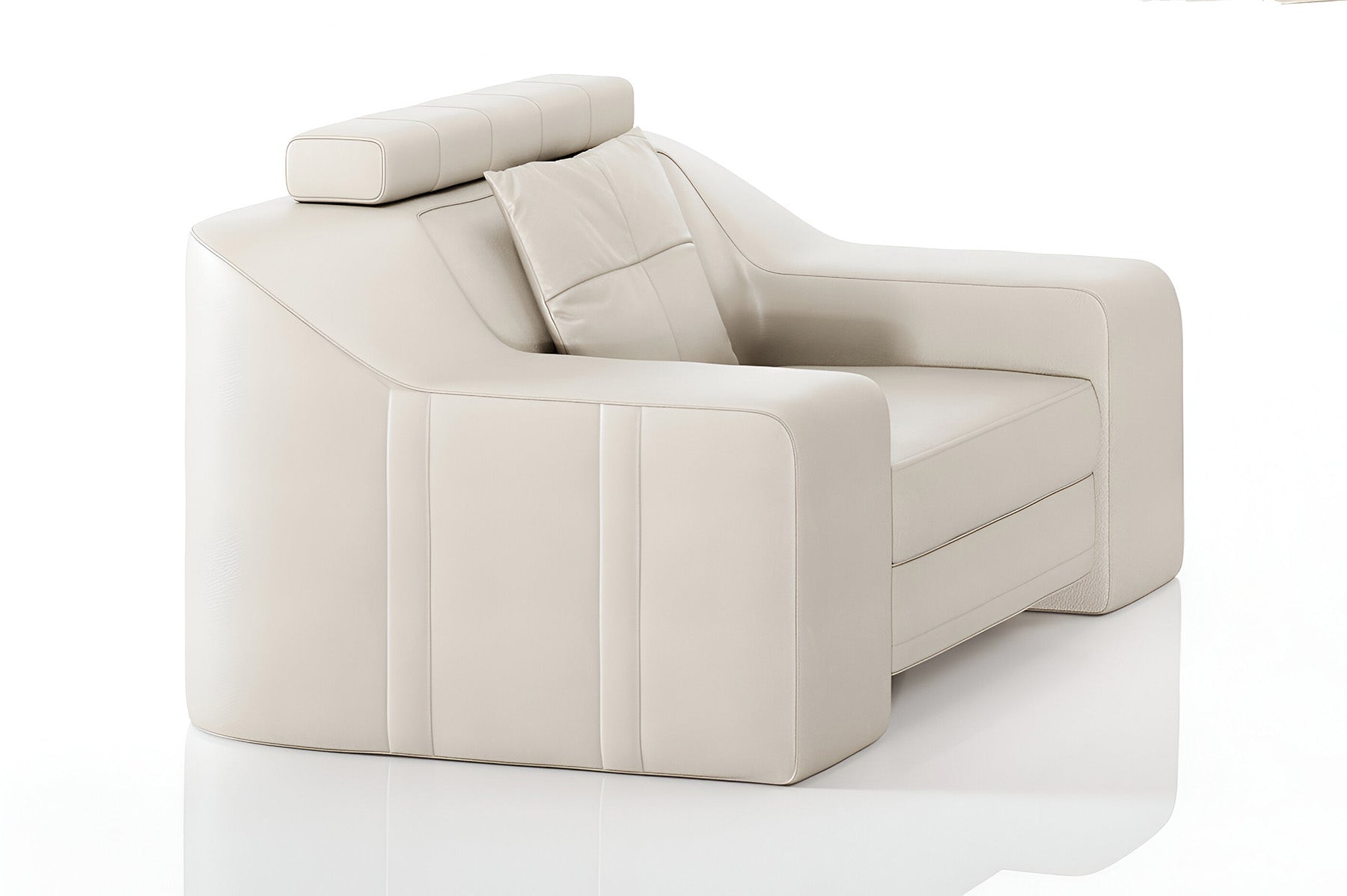 California Leather Armchair 47"