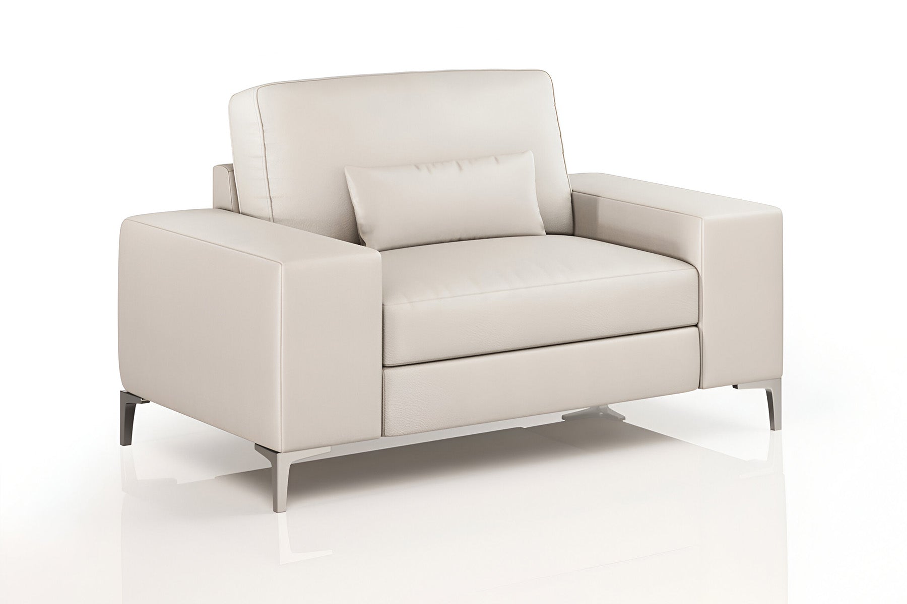 New York Leather Armchair 47"