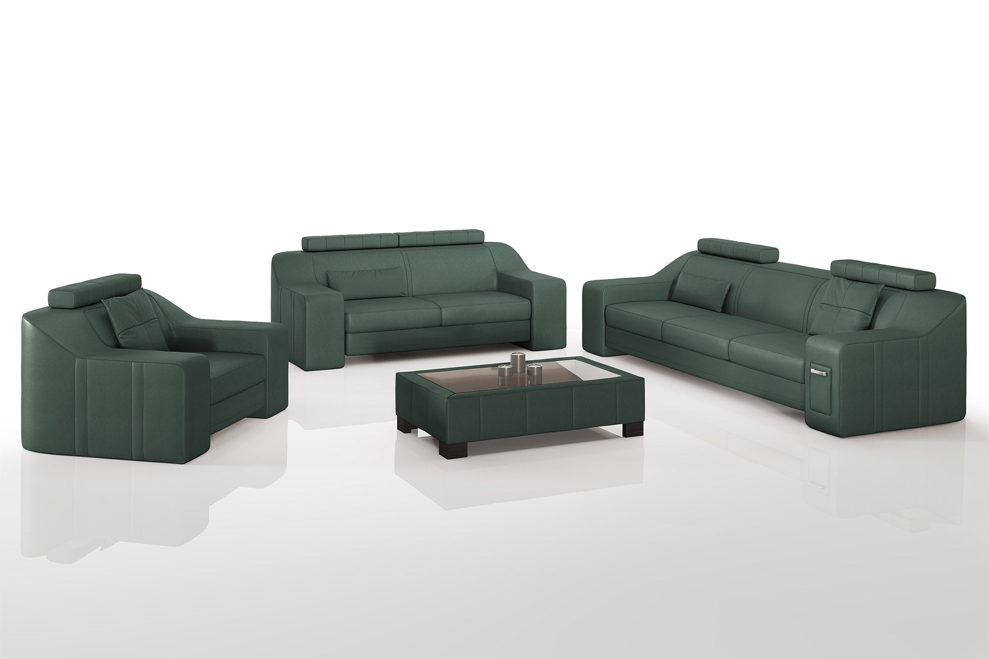 California Leather Sofa Set