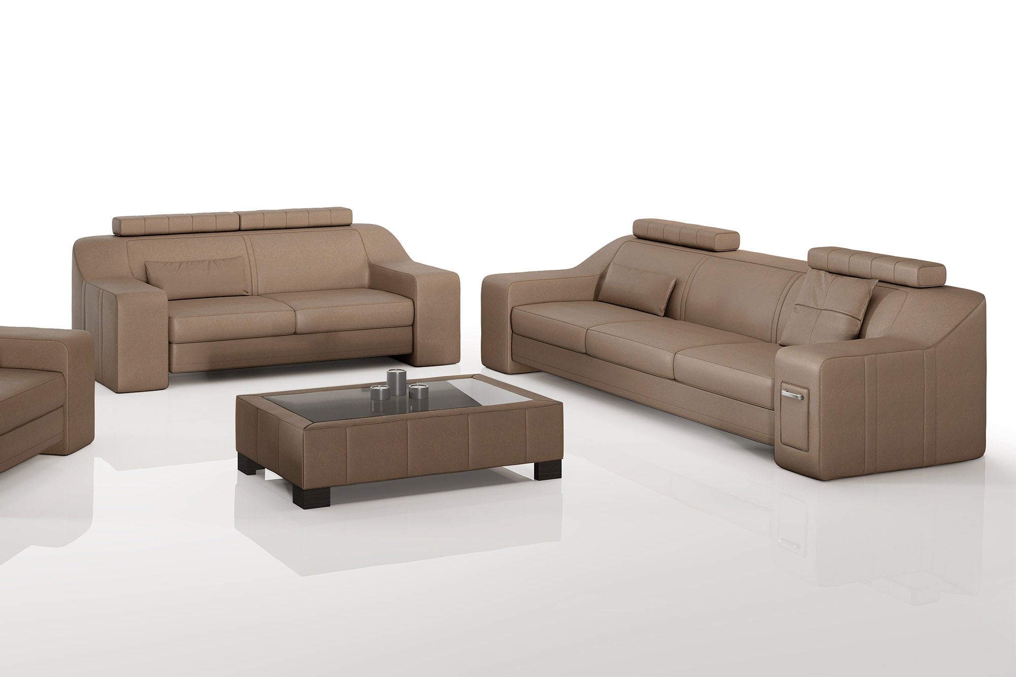 California Leather Sofa Set