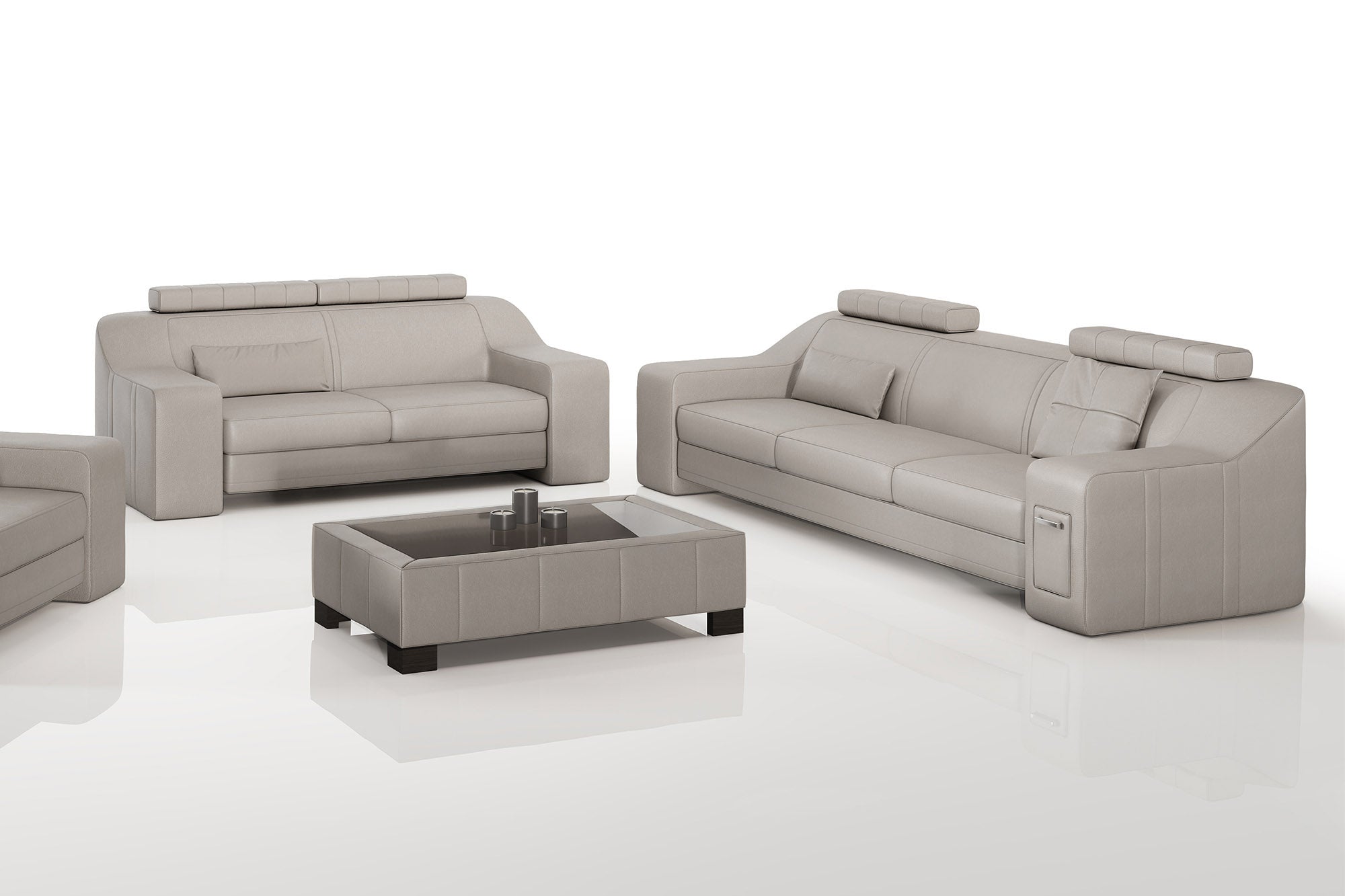 California Leather Sofa Set