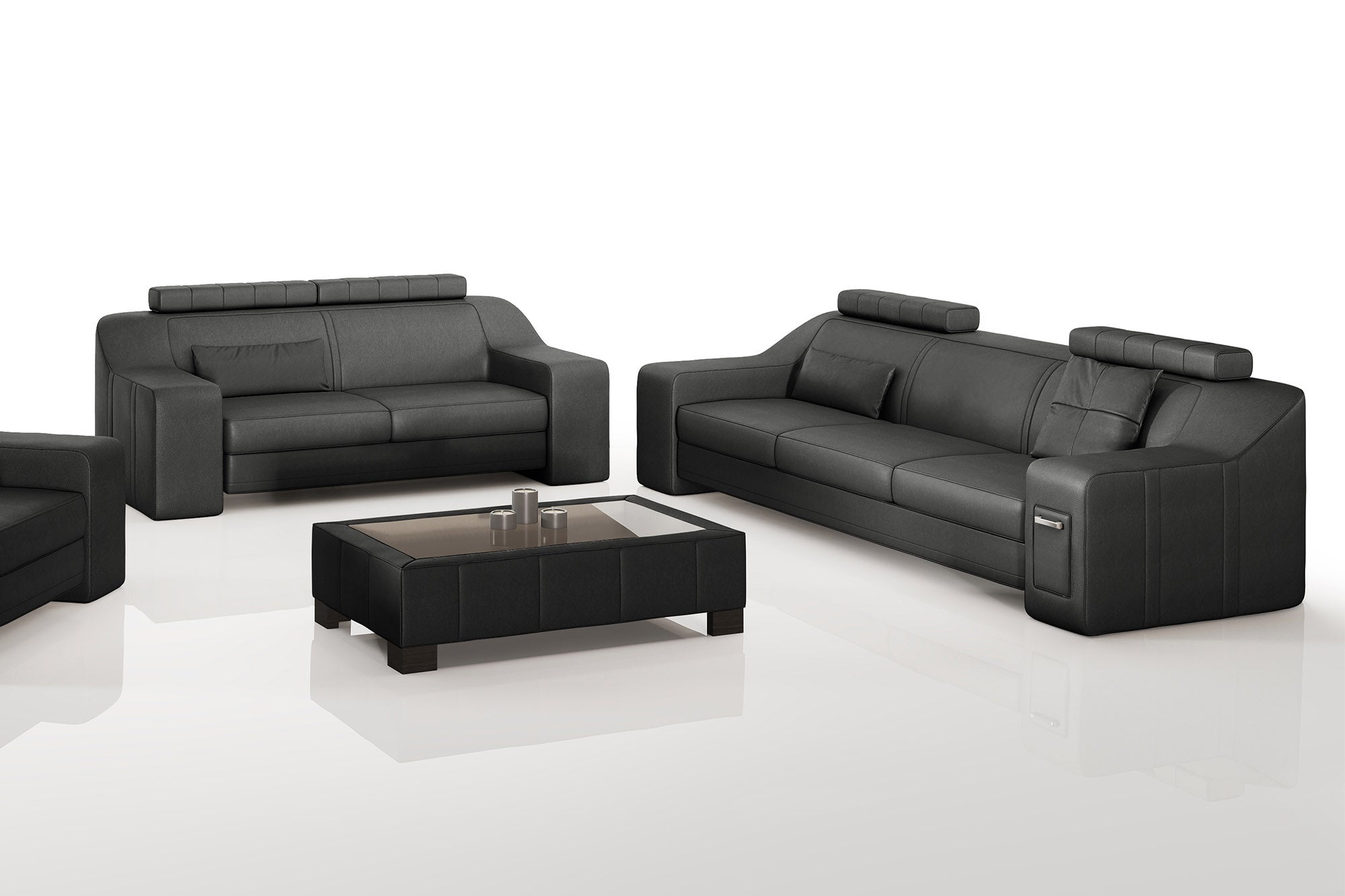 California Leather Sofa Set
