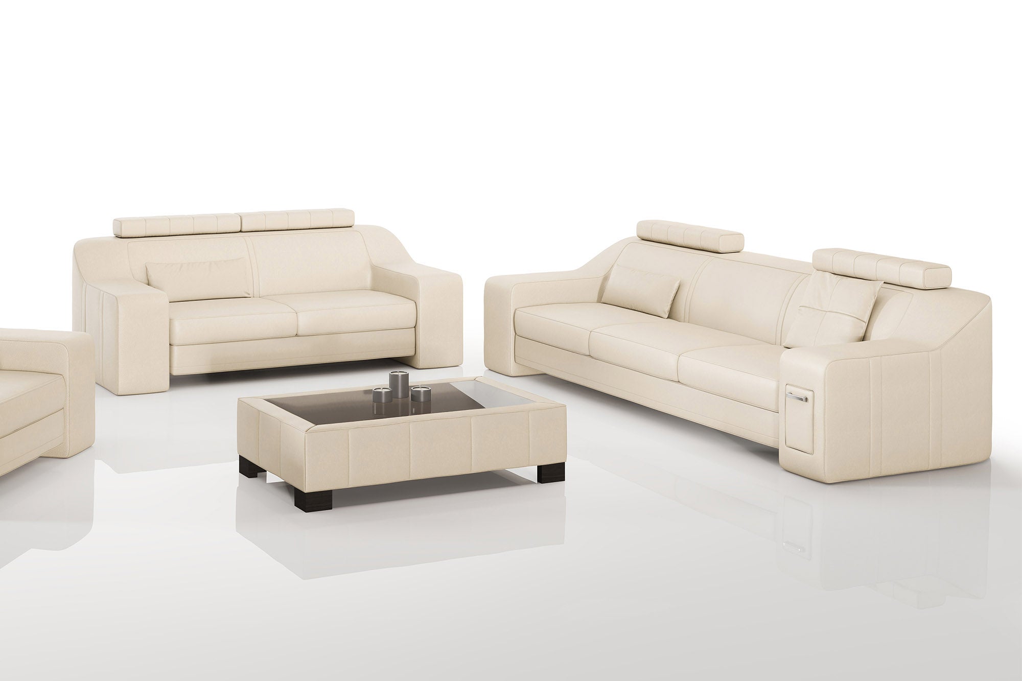 California Leather Sofa Set