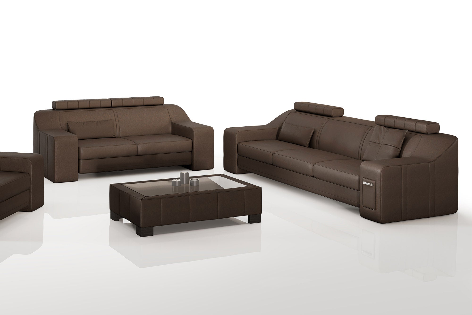 California Leather Sofa Set