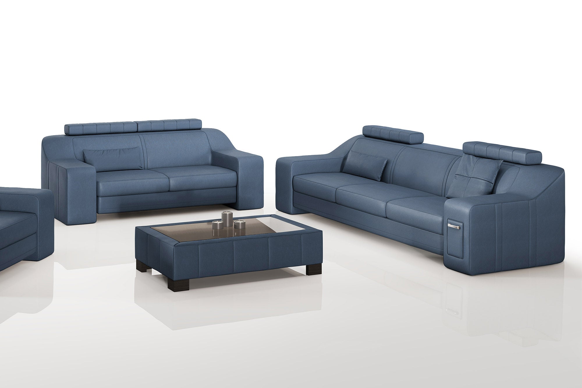 California Leather Sofa Set
