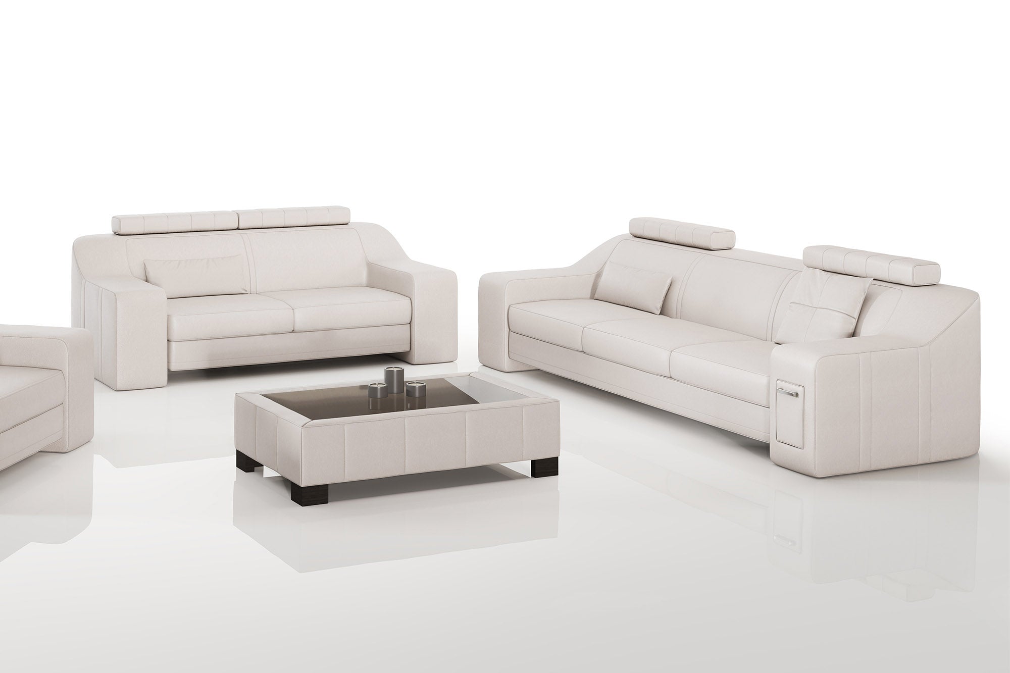 California Leather Sofa Set