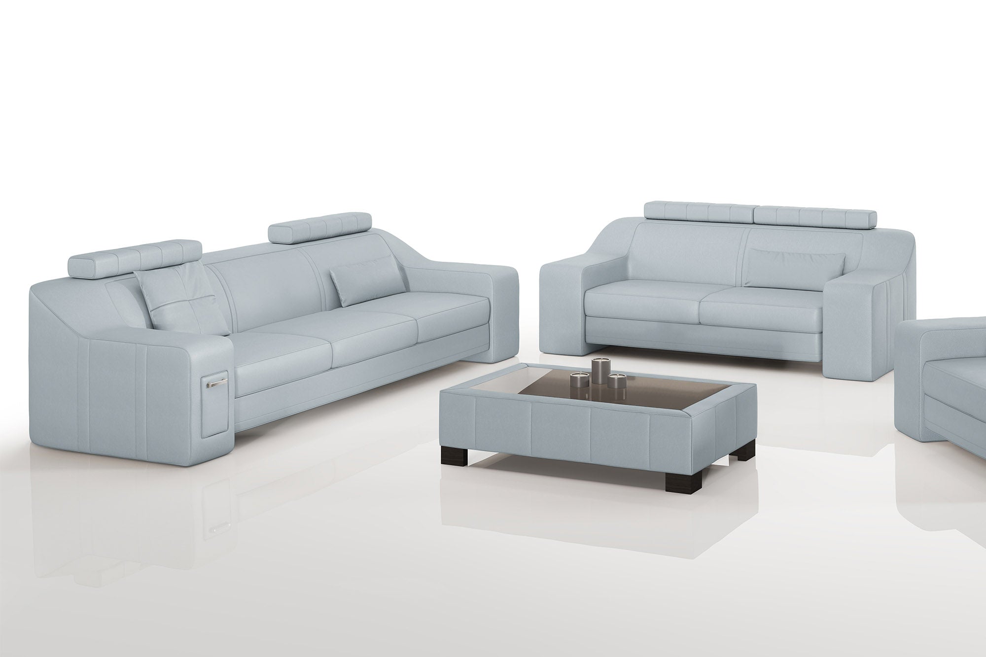 California Leather Sofa Set