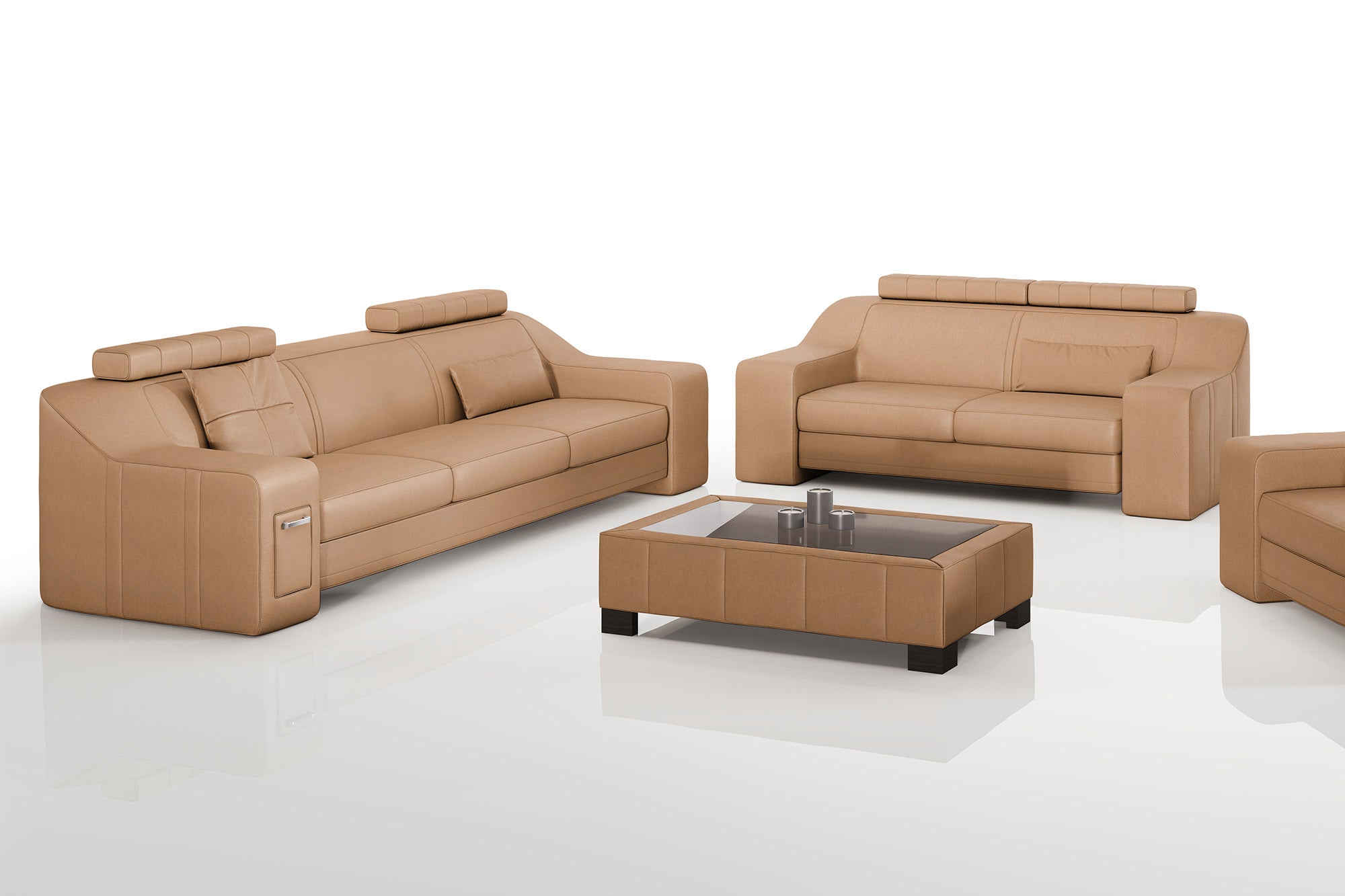 California Leather Sofa Set
