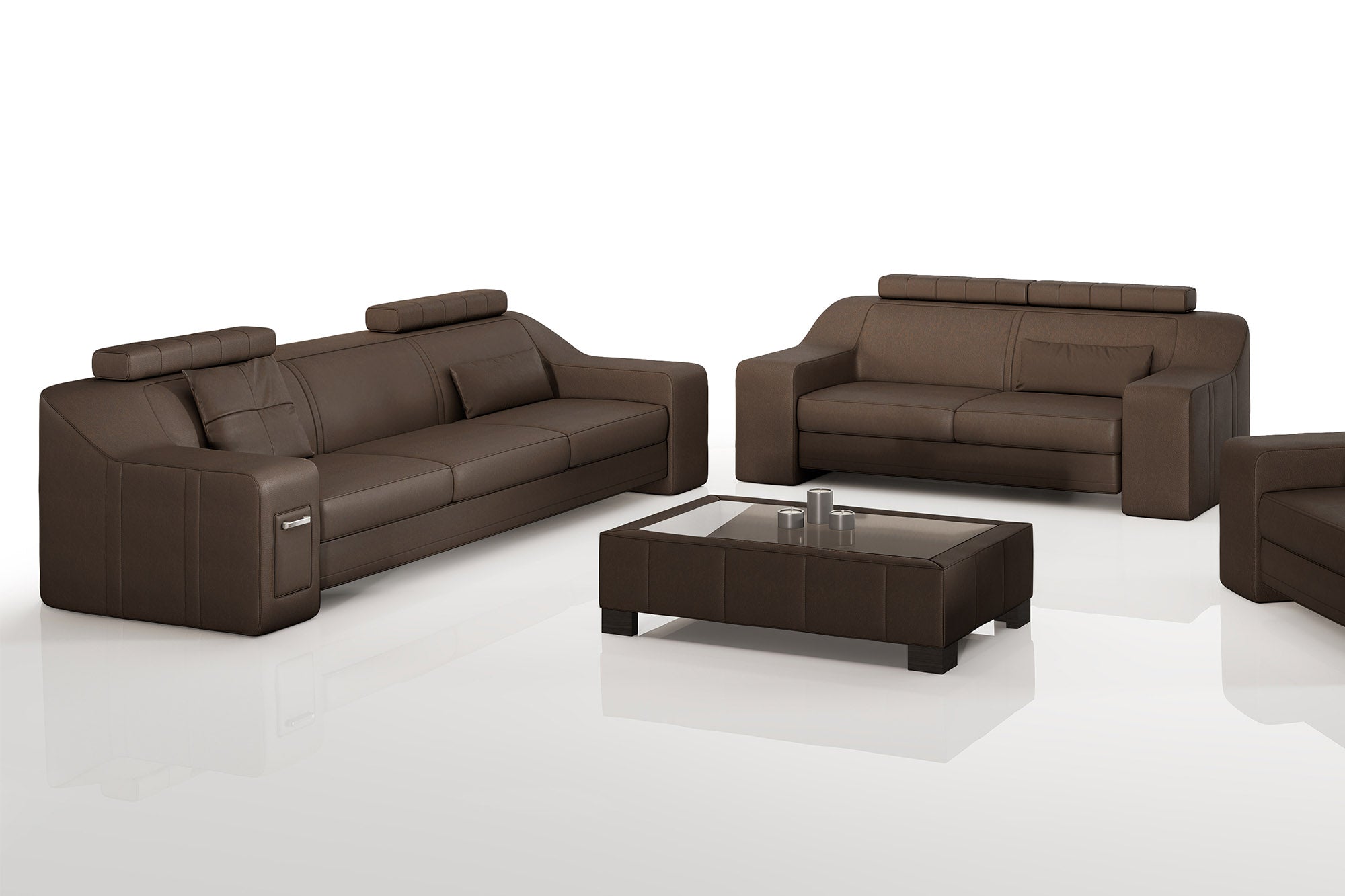 California Leather Sofa Set