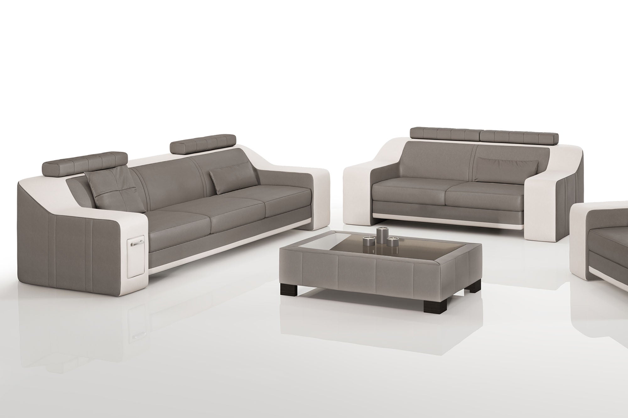 California Leather Sofa Set