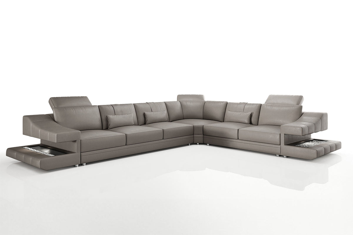 Chicago Leather L-Sectional