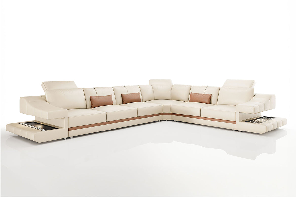 Chicago Leather L-Sectional