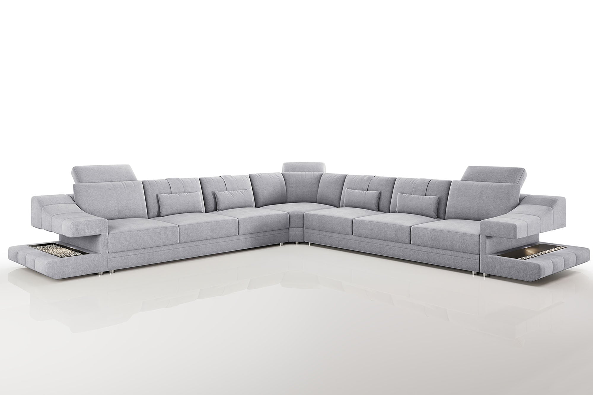 Chicago LG Fabric L-Sectional Large