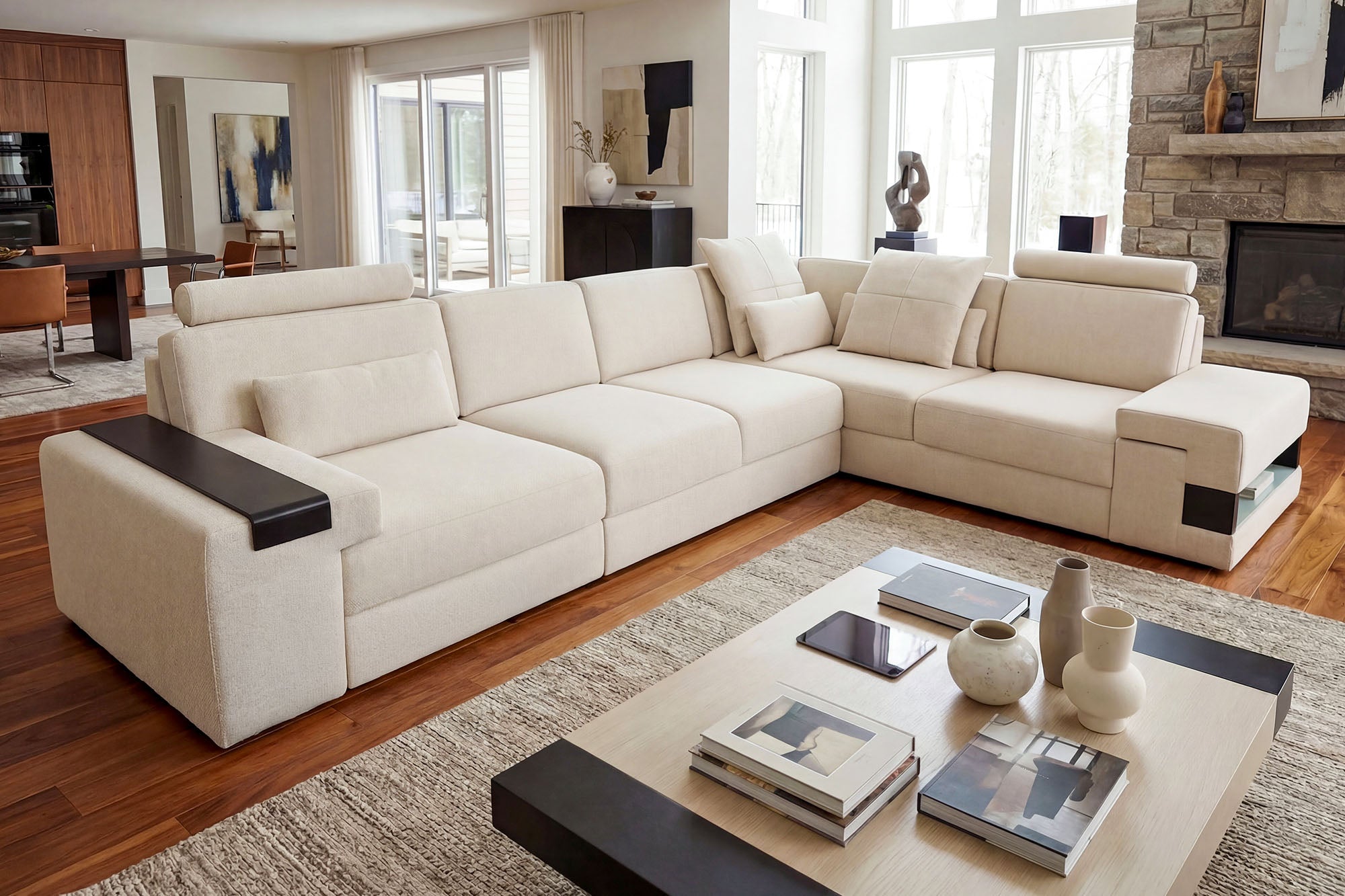Los Angeles II Fabric L-Sectional