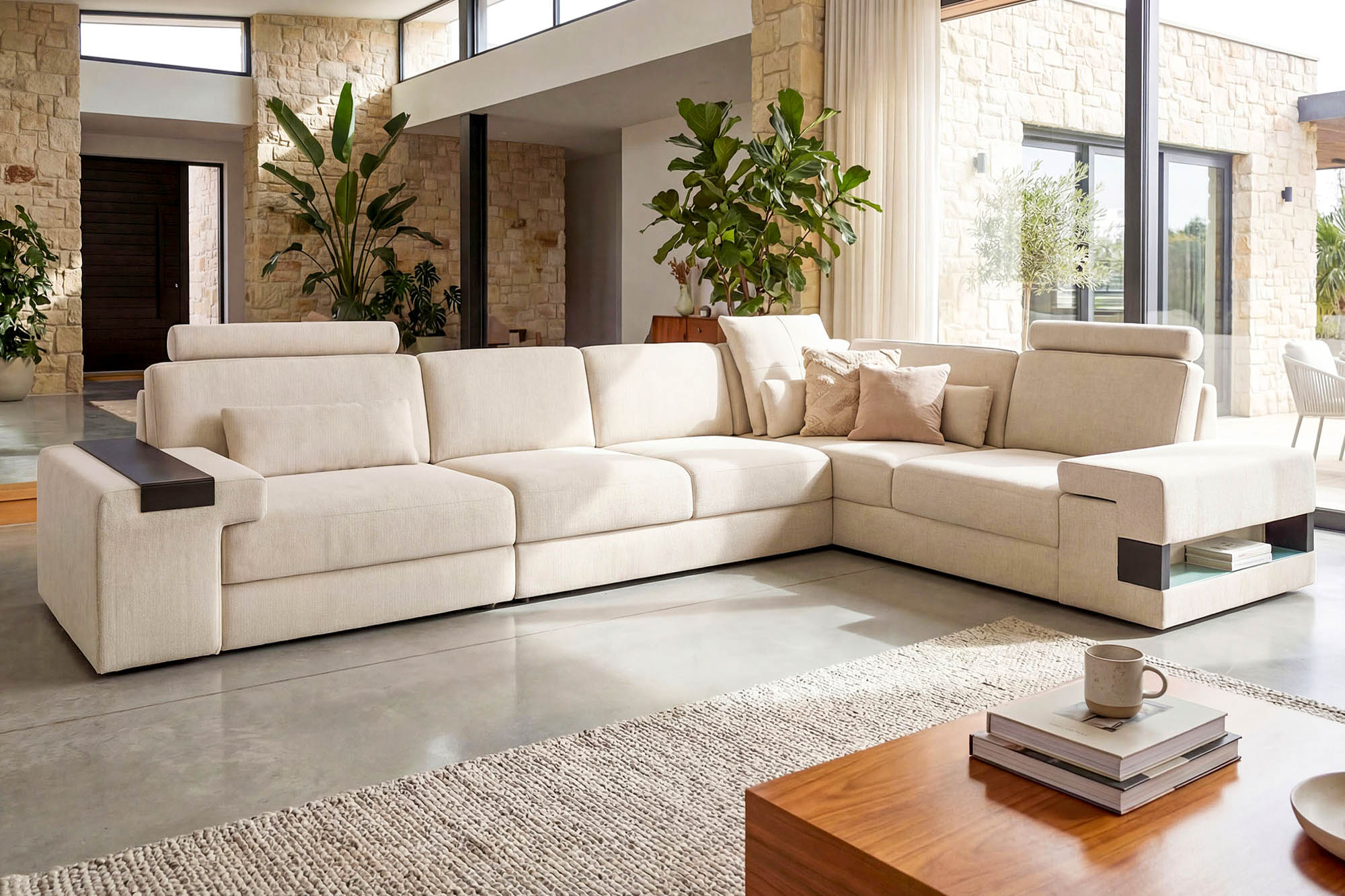 Los Angeles II Fabric L-Sectional