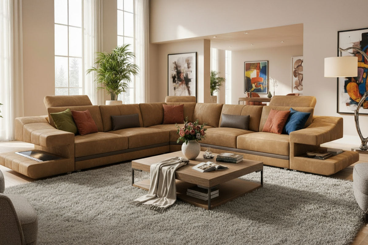 Chicago Fabric L-Sectional