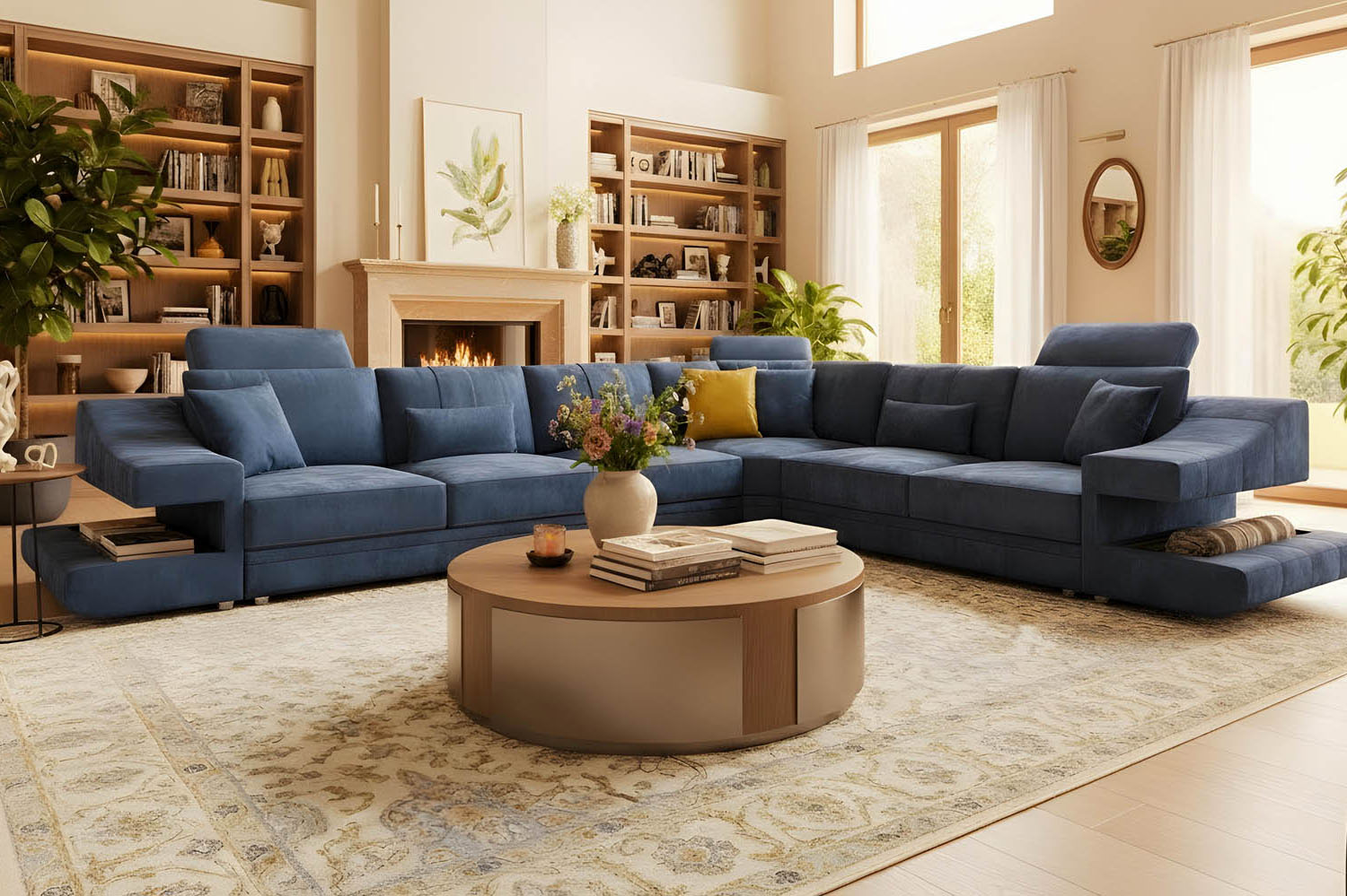 Chicago Fabric L-Sectional