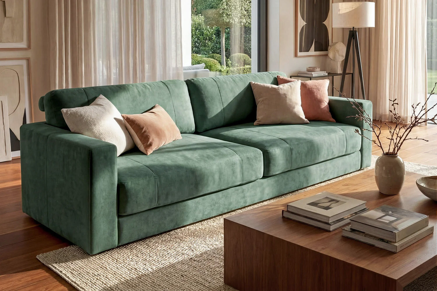 Texas Modern Fabric Sofa Set