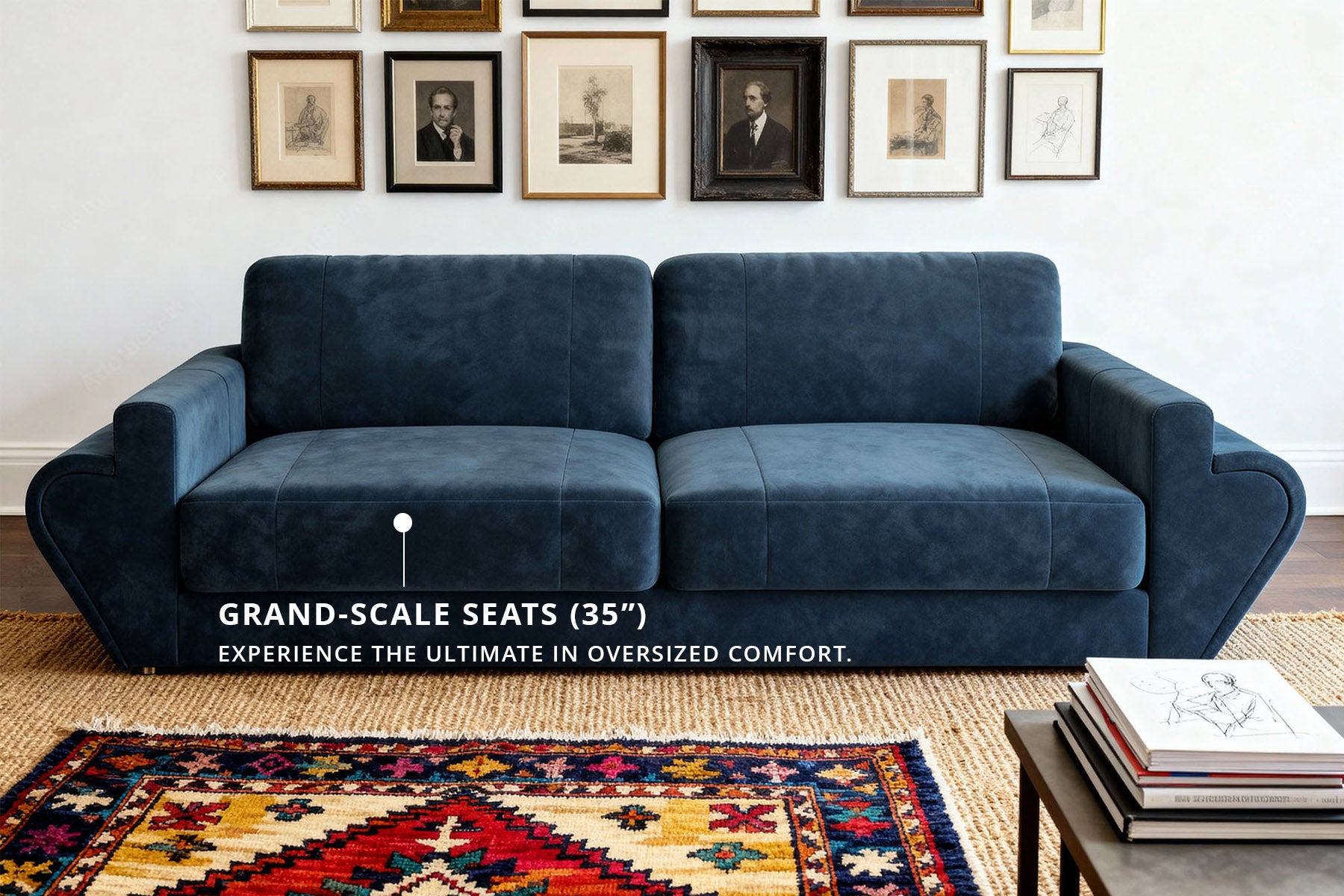 Texas Fabric 3 Seater Sofa