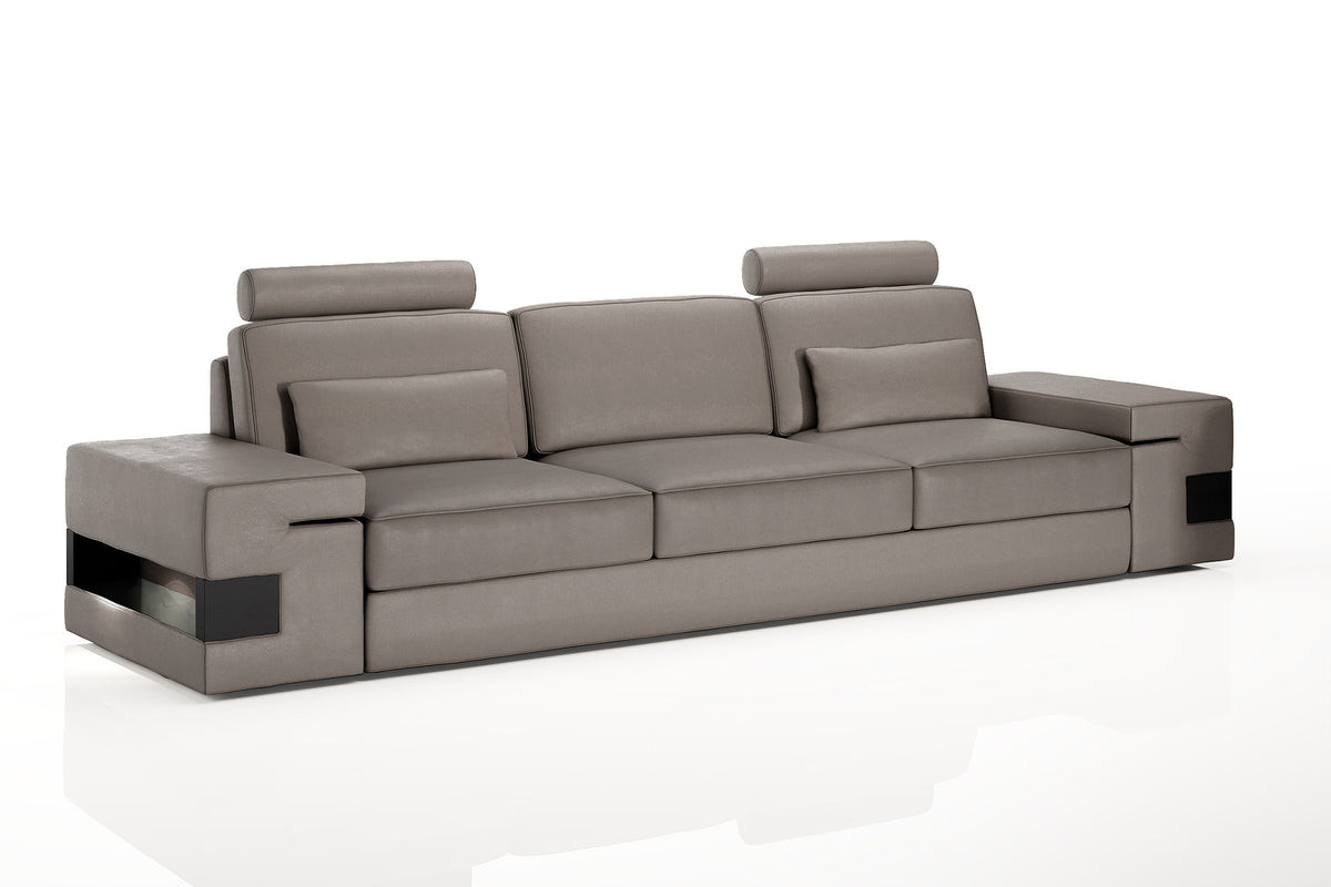 Los Angeles Leather 3 Seater Sofa