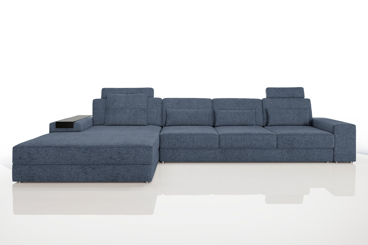 Los Angeles III-LG Modern Fabric Chaise Sectional