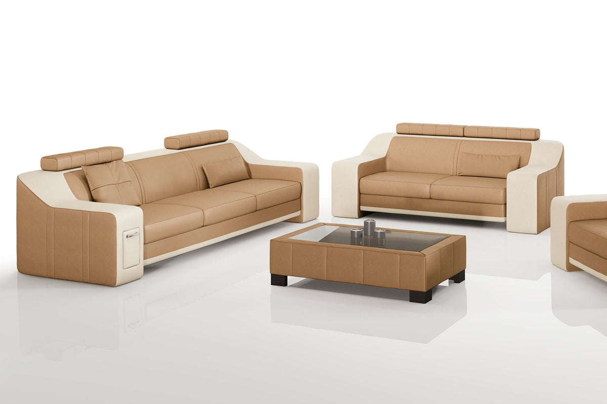 California Leather Sofa Set