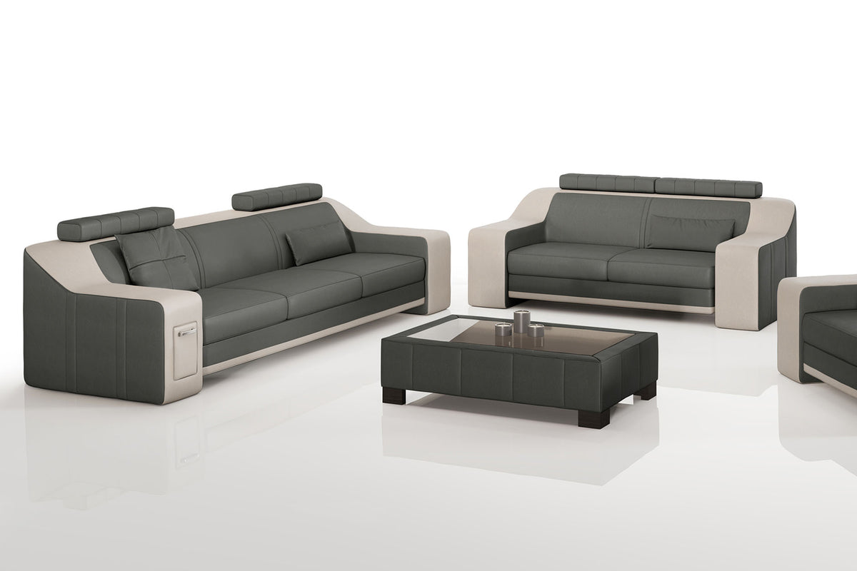 California Leather Sofa Set
