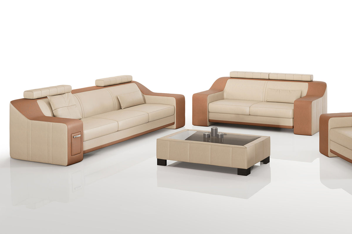 California Leather Sofa Set
