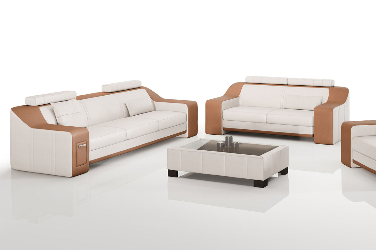 California Leather Sofa Set