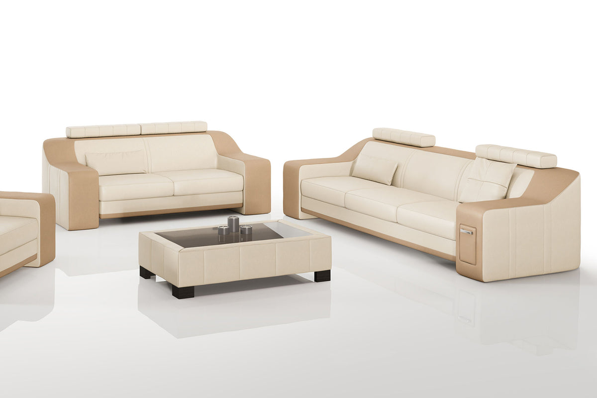 California Leather Sofa Set