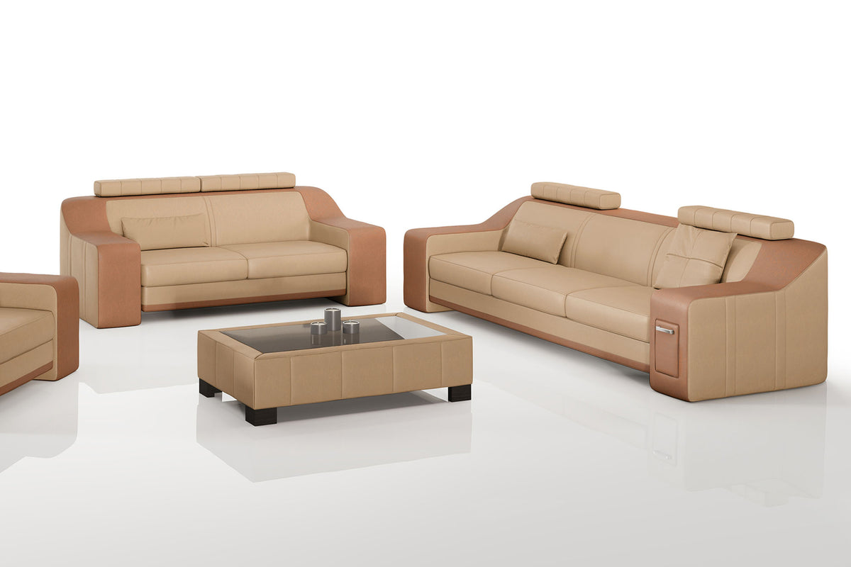 California Leather Sofa Set