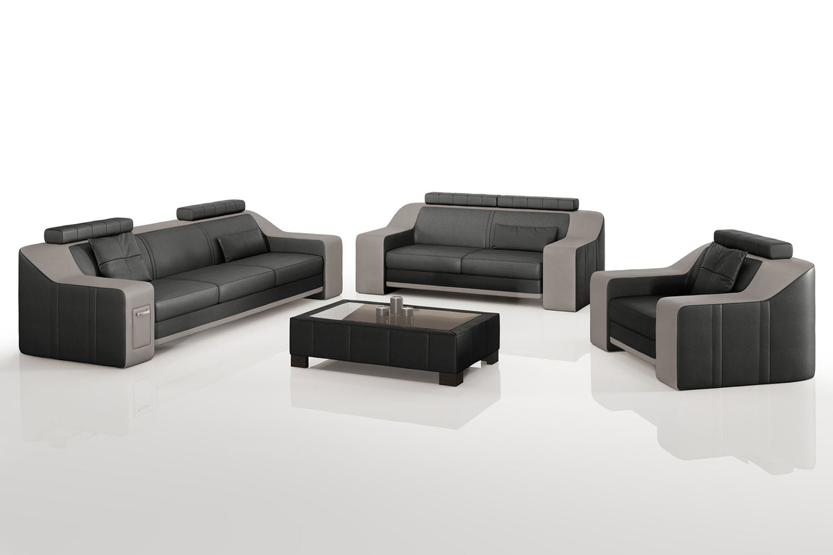 California Leather Sofa Set