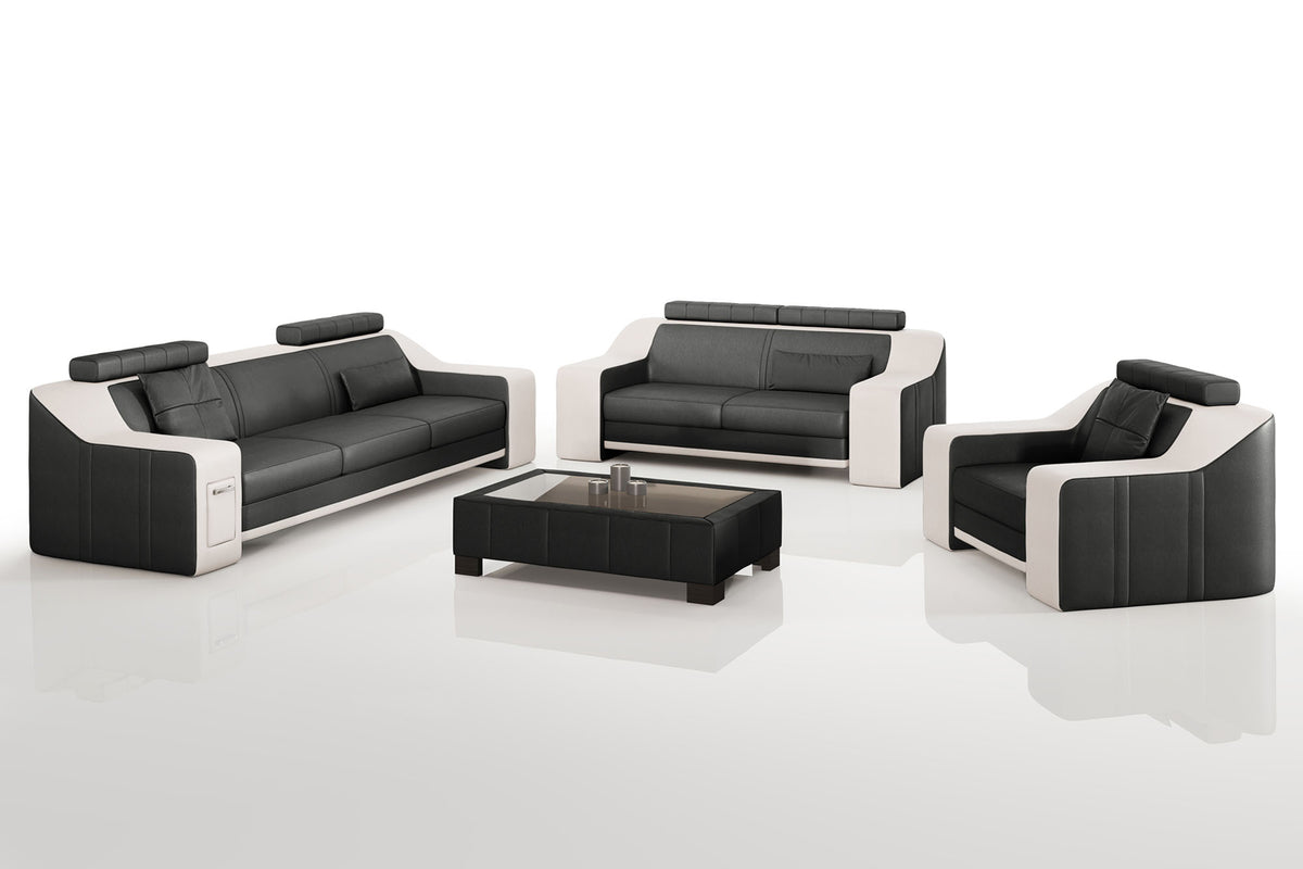 California Leather Sofa Set