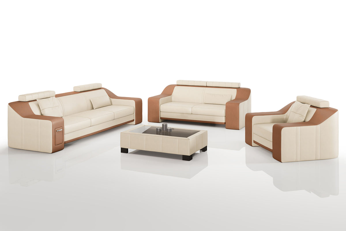 California Leather Sofa Set