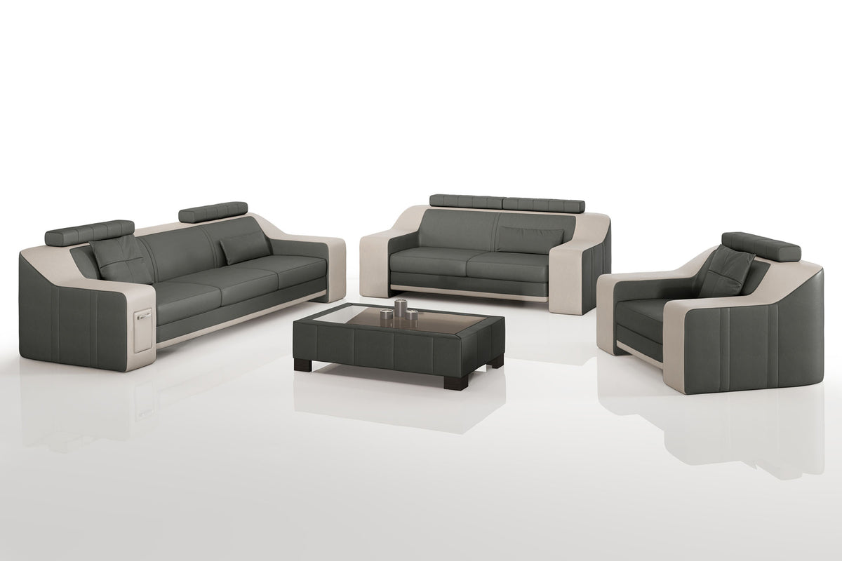 California Leather Sofa Set