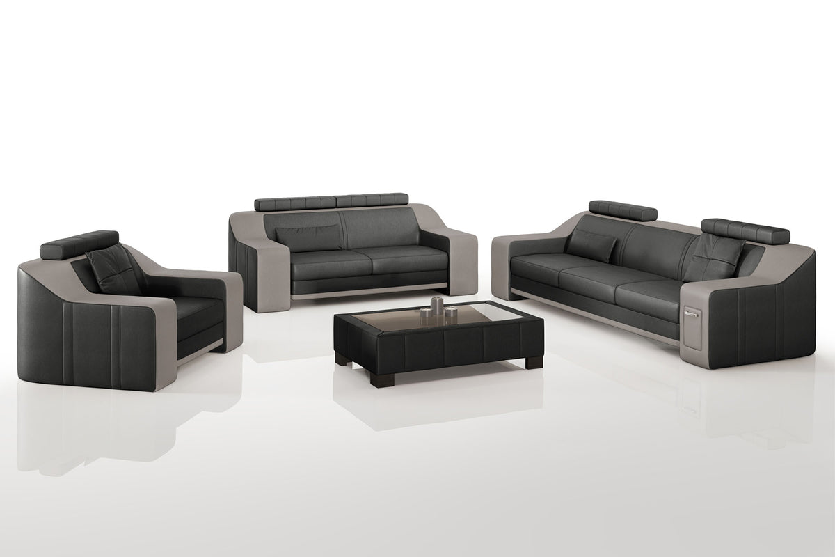 California Leather Sofa Set