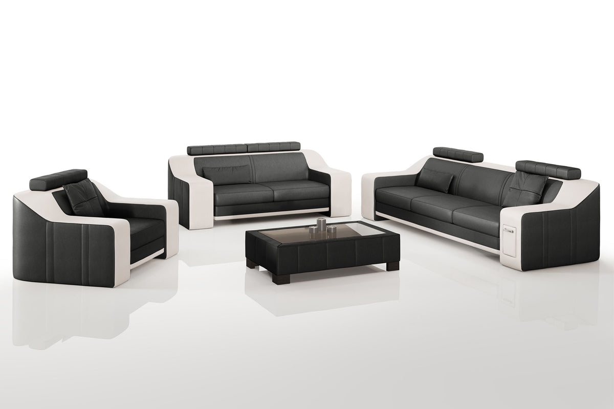 California Leather Sofa Set