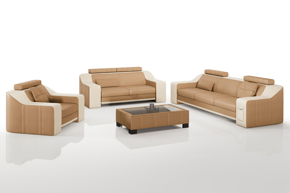 California Leather Sofa Set
