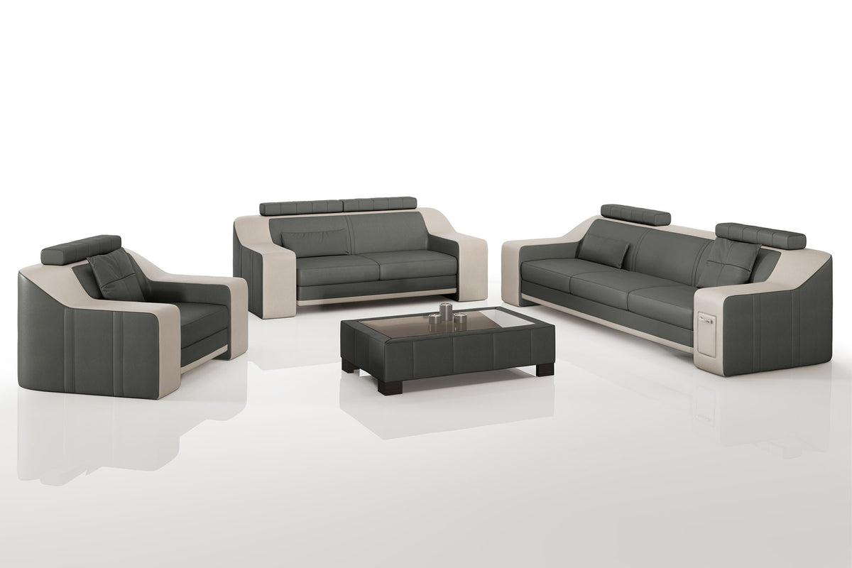 California Leather Sofa Set
