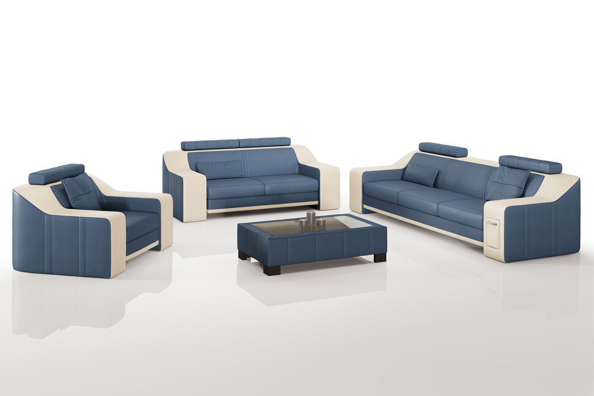 California Leather Sofa Set