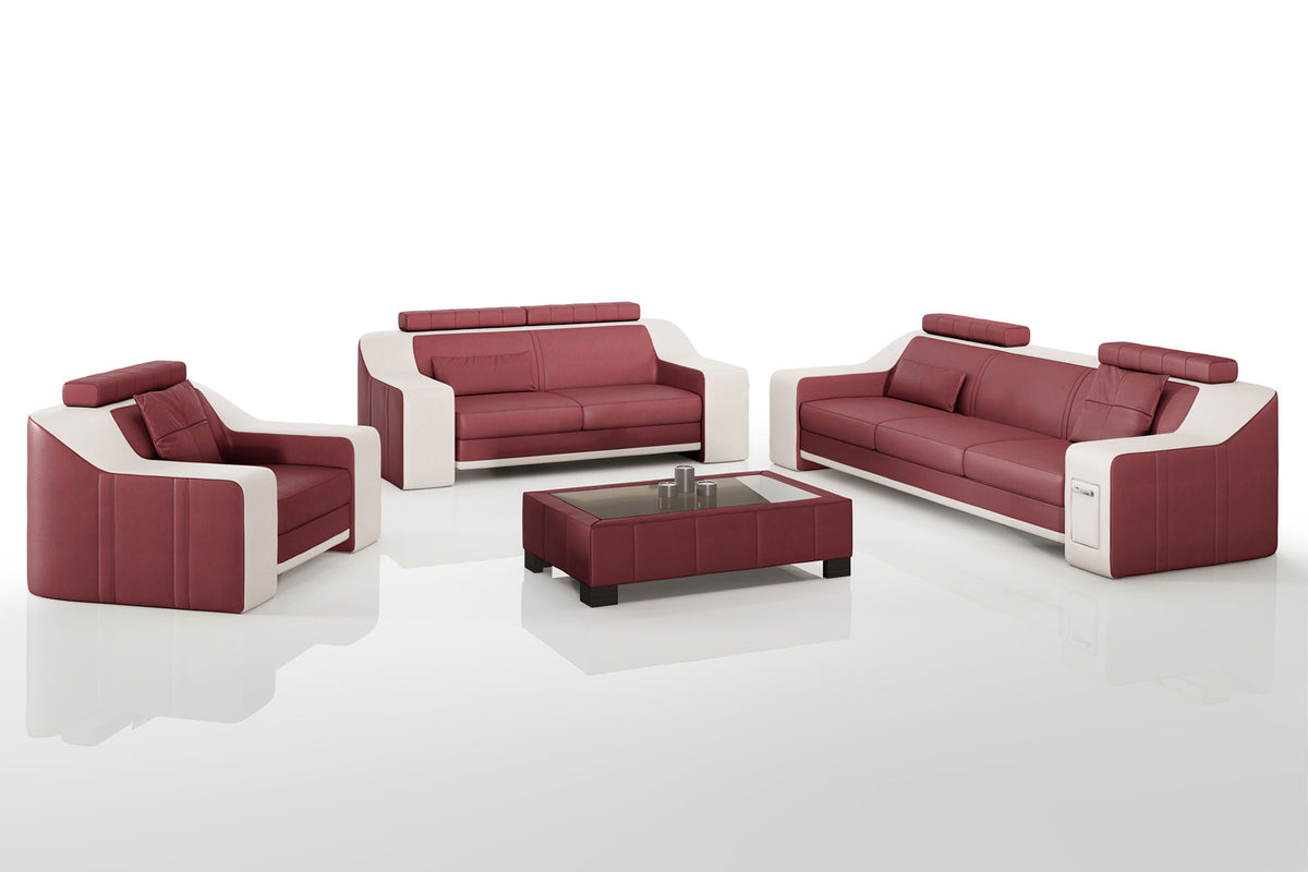 California Leather Sofa Set