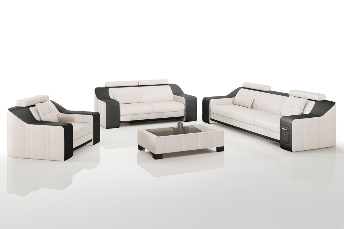 California Leather Sofa Set