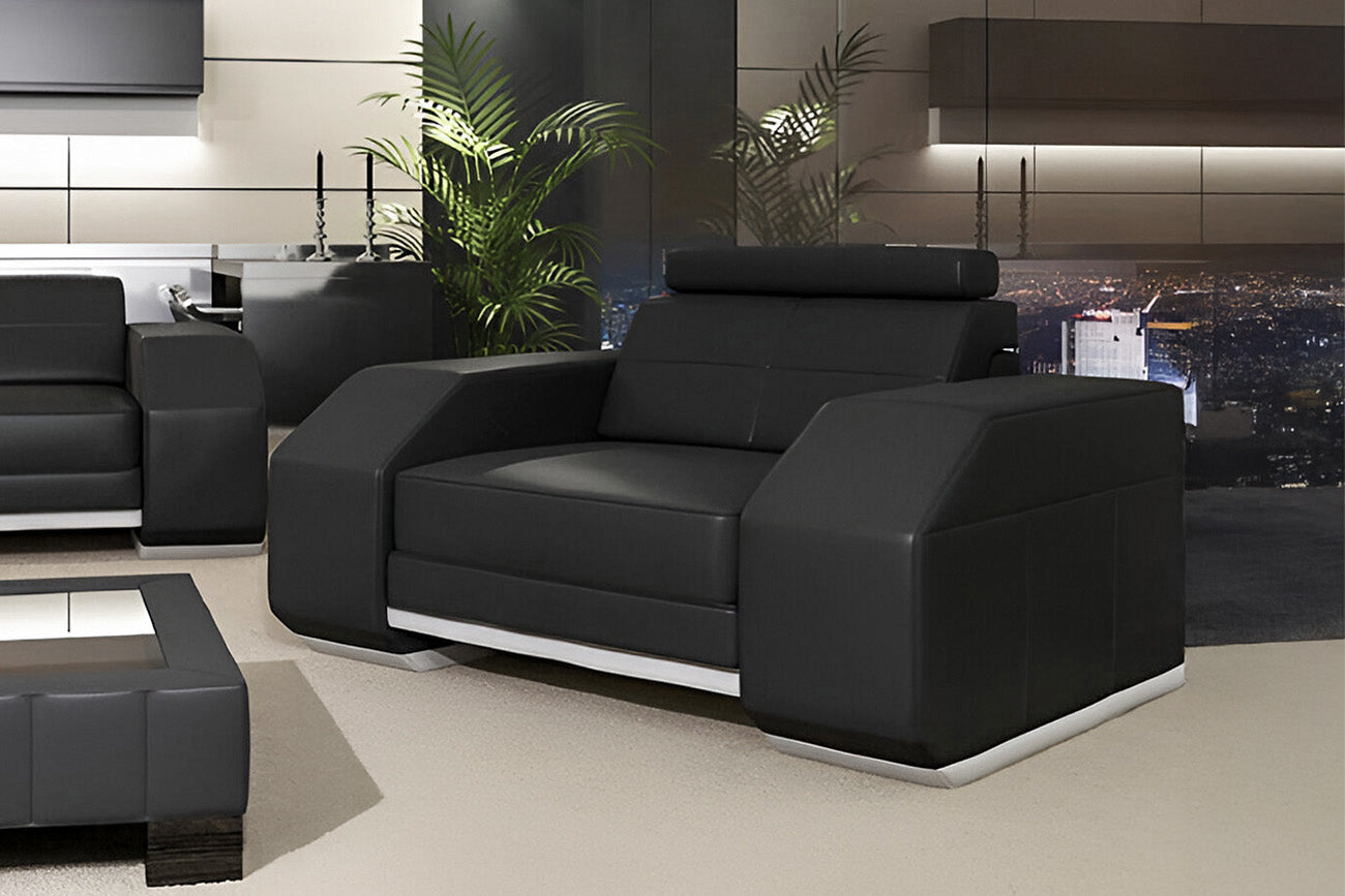 New Jersey Leather Sofa Set