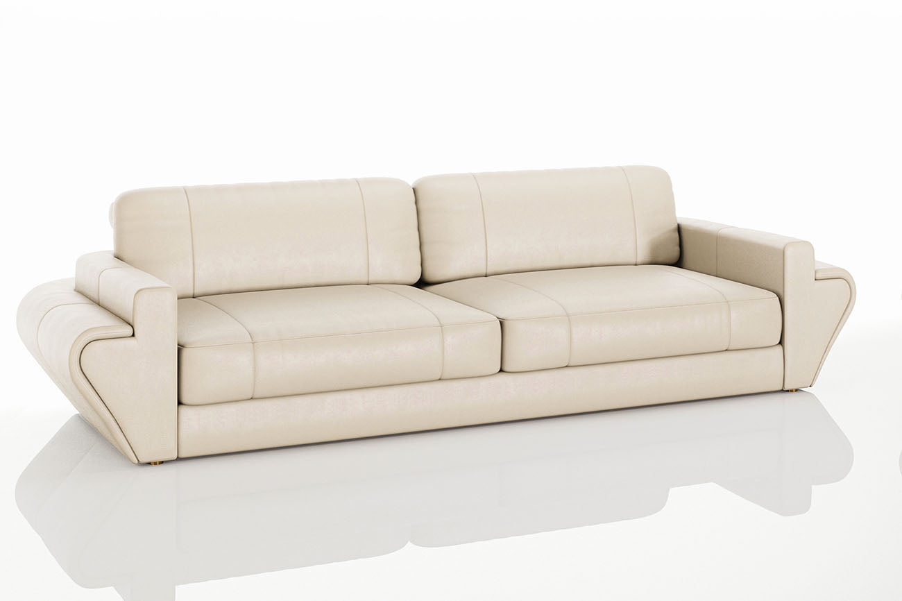 Texas Leather 3 Seater Sofa