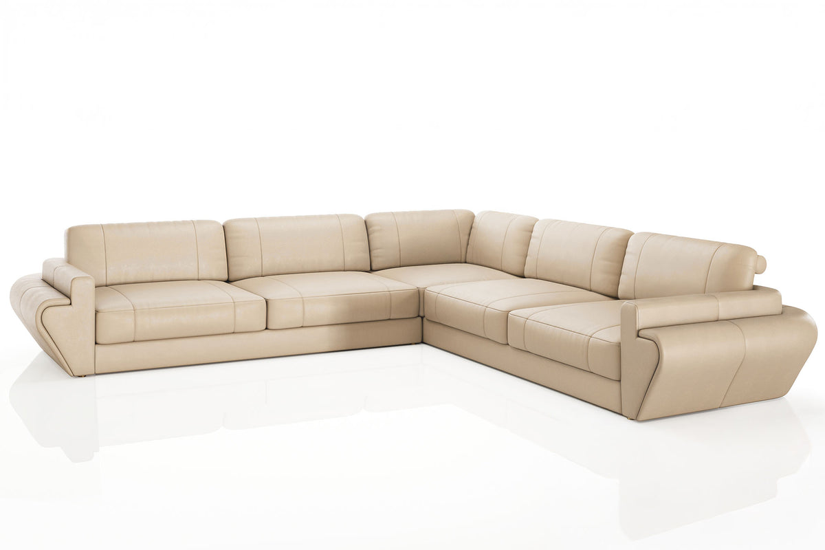 Texas Leather L-Sectional