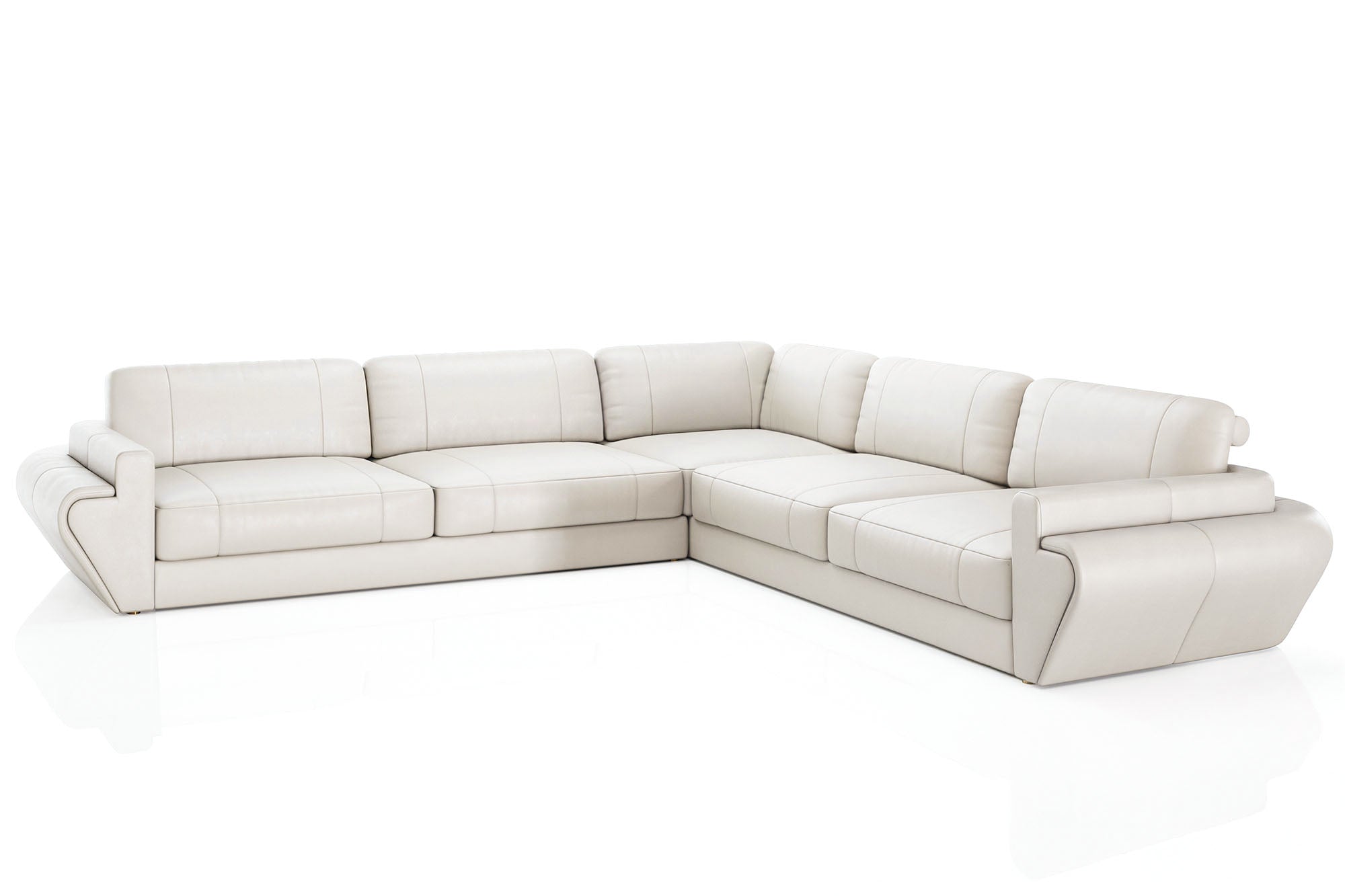 Texas Leather L-Sectional