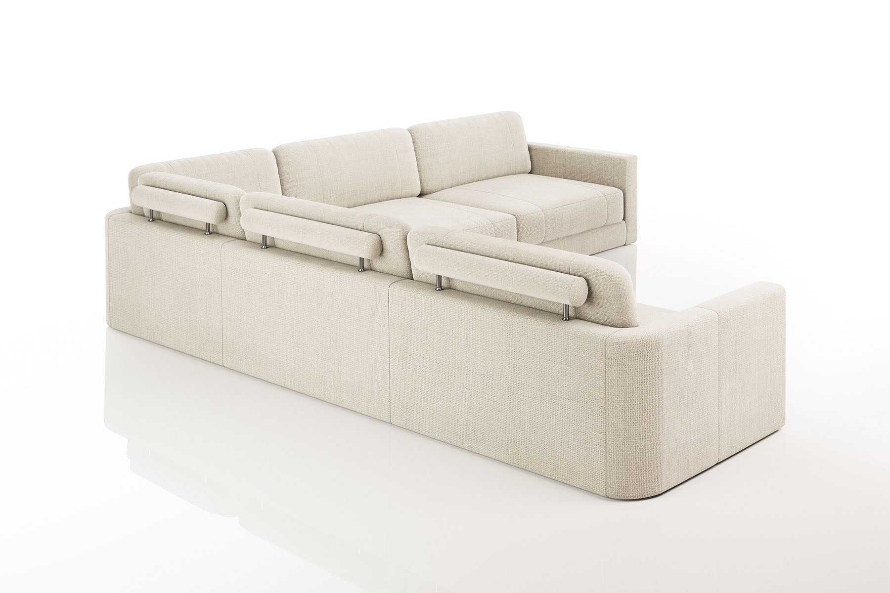Texas Modern Fabric L-Sectional