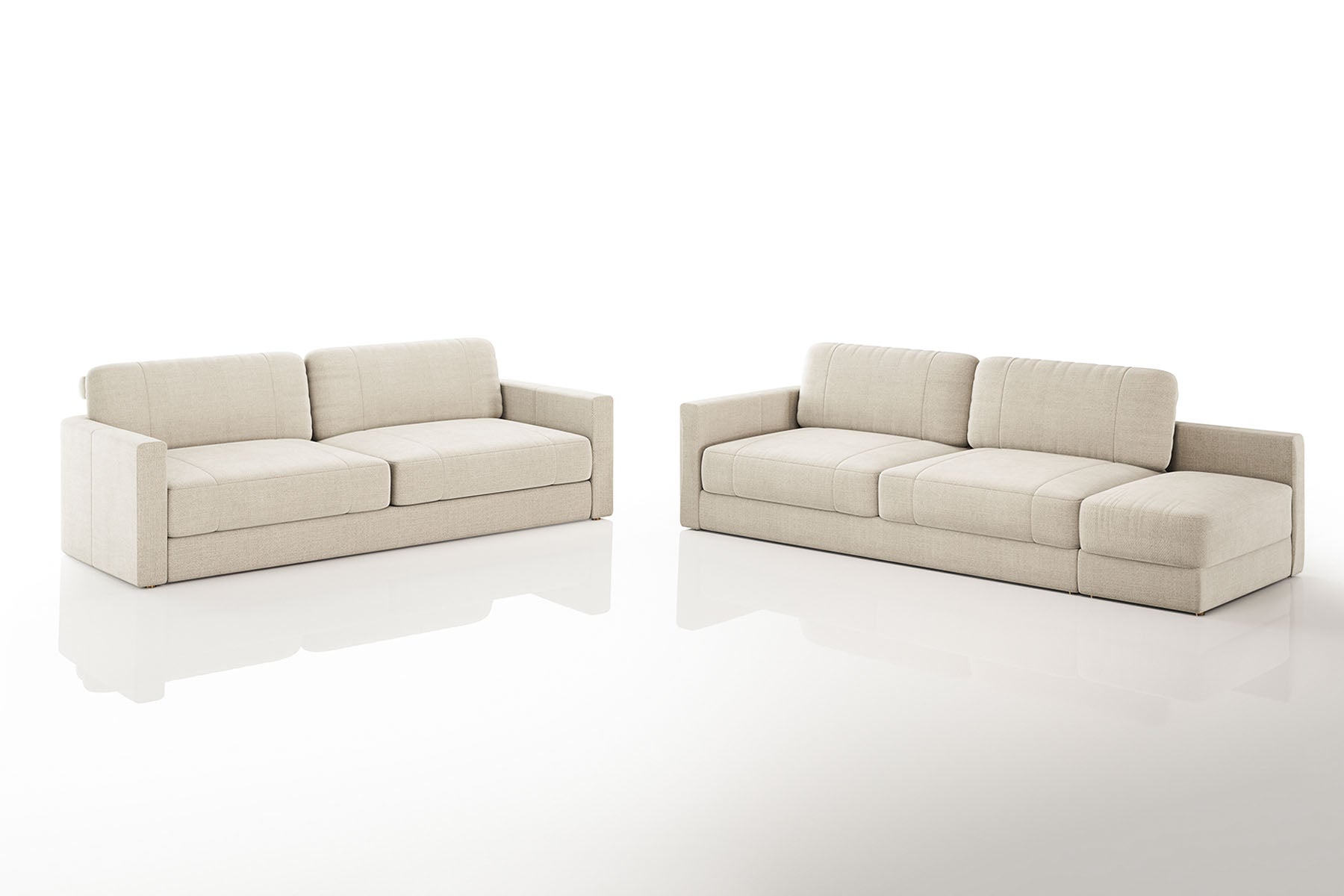 Texas Modern Fabric Sofa Set