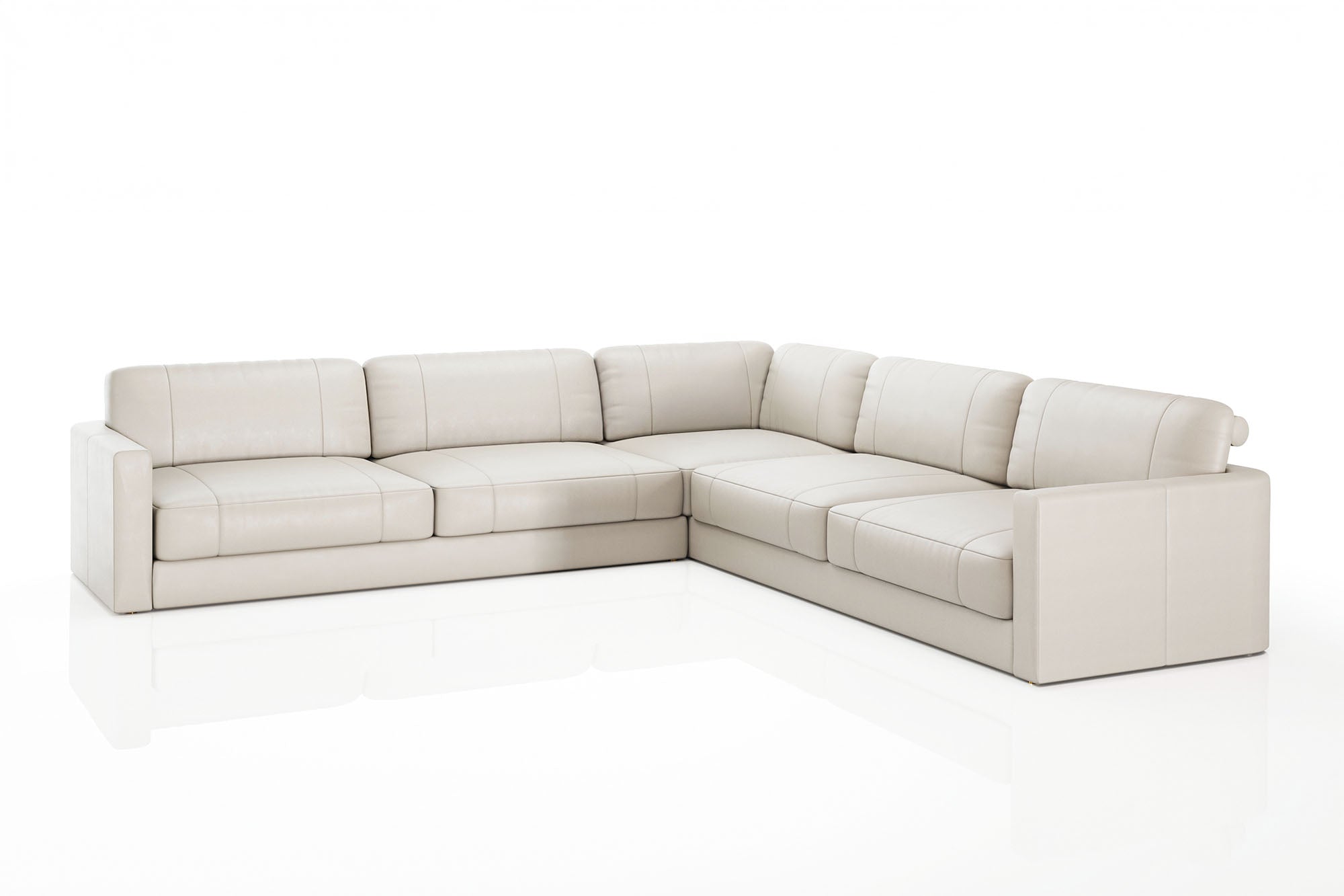 Texas Modern Leather L-Sectional