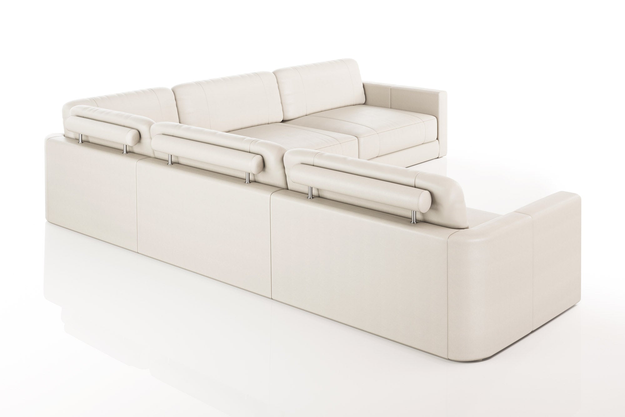 Texas Modern Leather L-Sectional